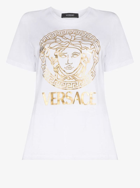 Medusa Print Cotton T-shirt