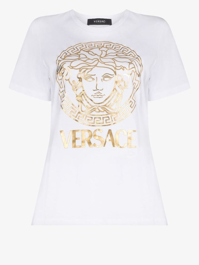 Medusa Print Cotton T-shirt