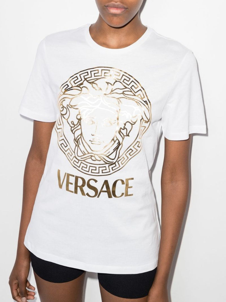 Medusa Print Cotton T-shirt
