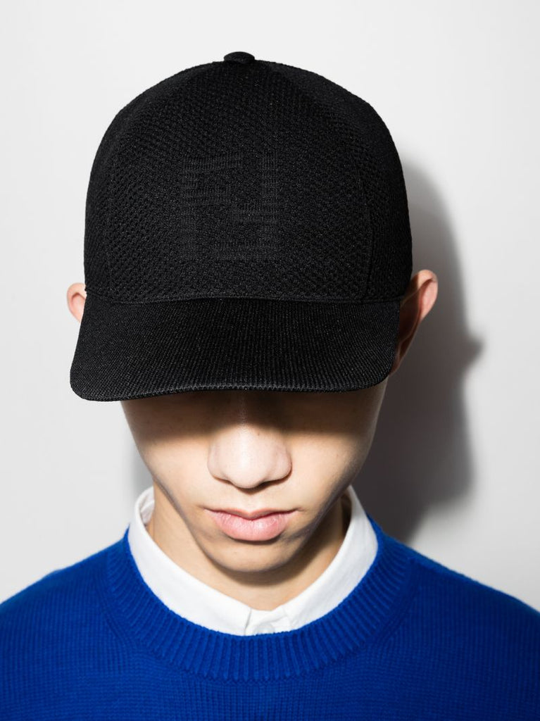 Black Logo Knit Cap