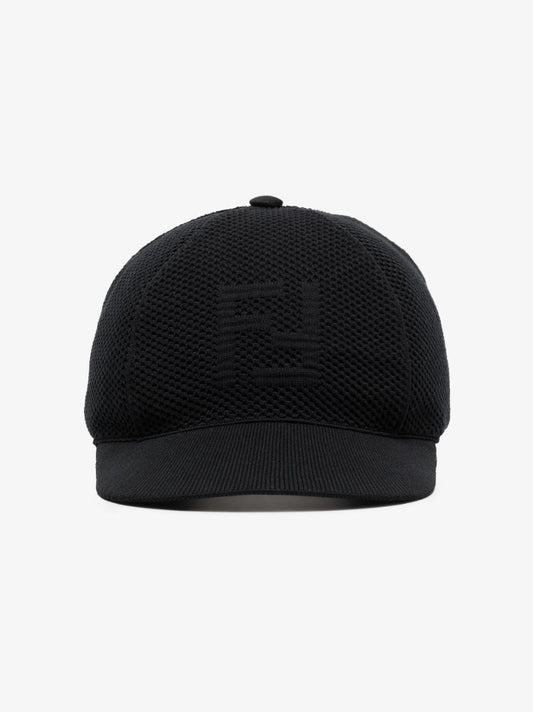 Black Logo Knit Cap