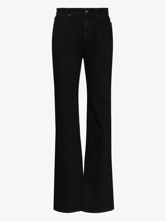 Black '90s Straight-leg Jeans