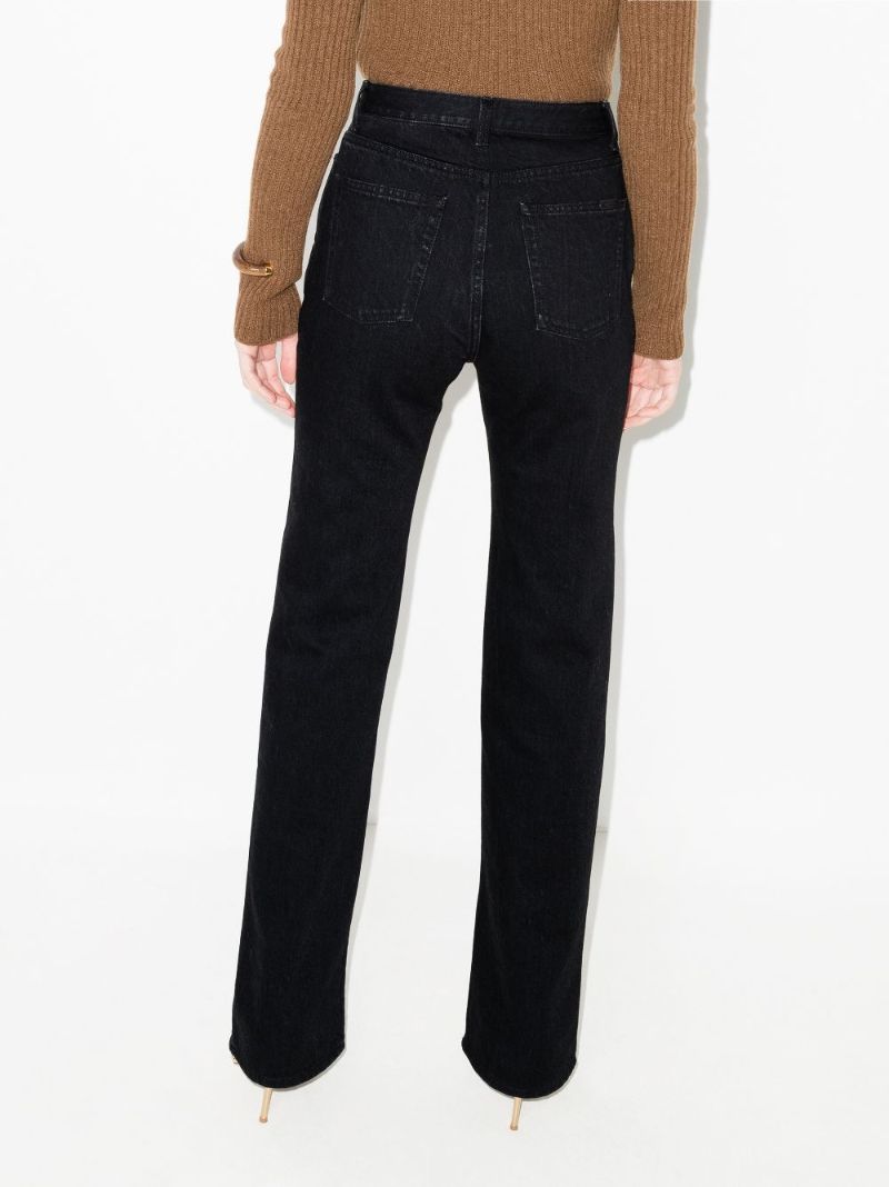 Black '90s Straight-leg Jeans