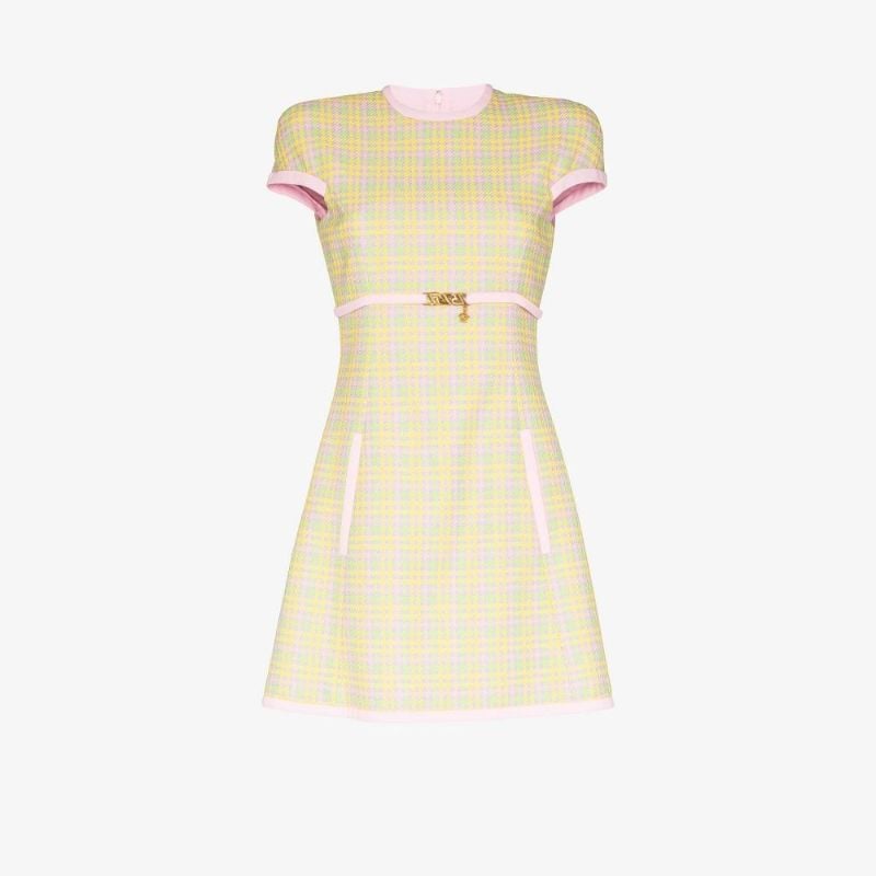 La Greca Tweed Mini Dress