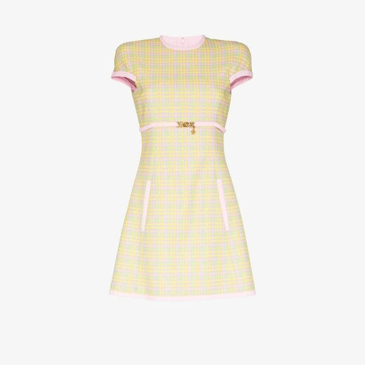 La Greca Tweed Mini Dress