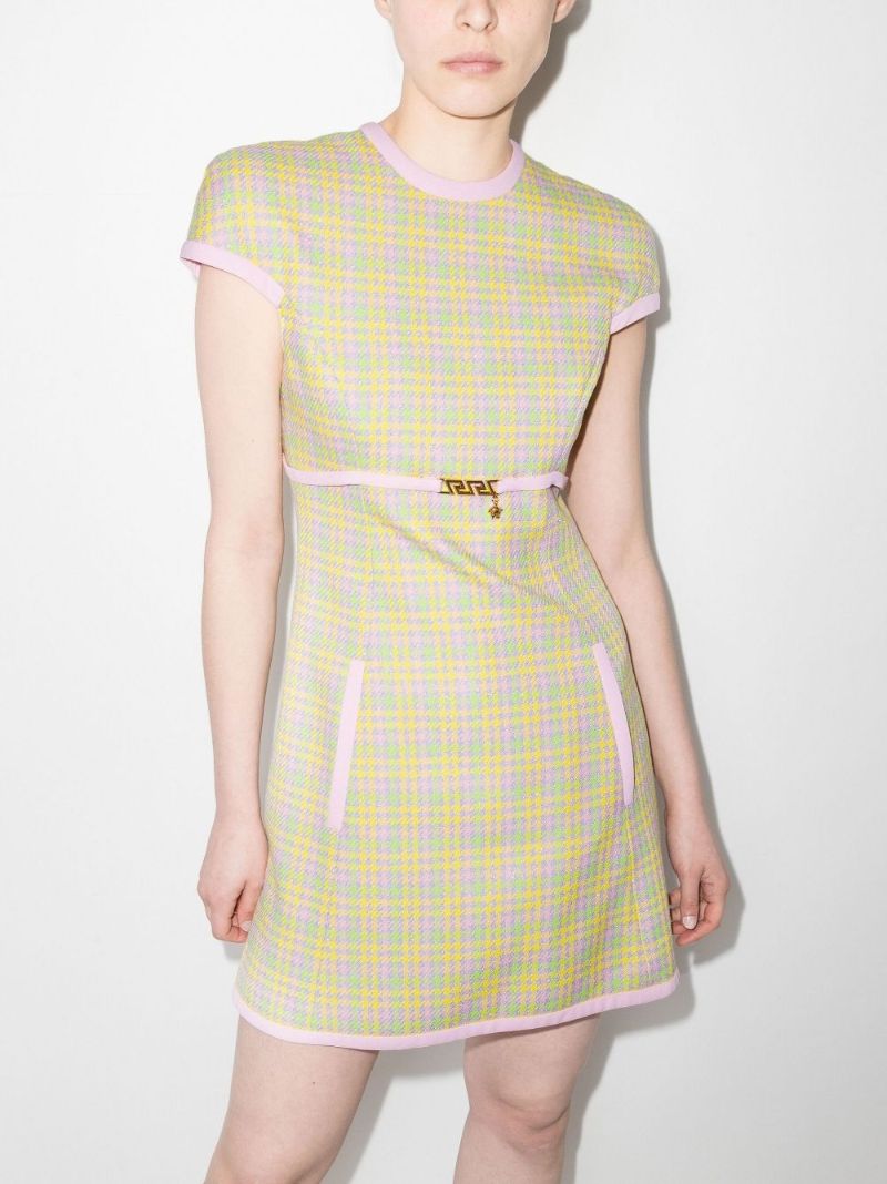 La Greca Tweed Mini Dress