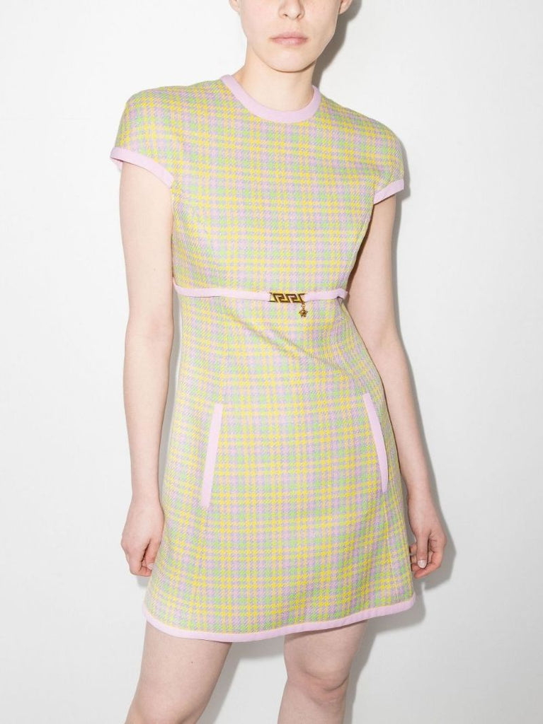 La Greca Tweed Mini Dress