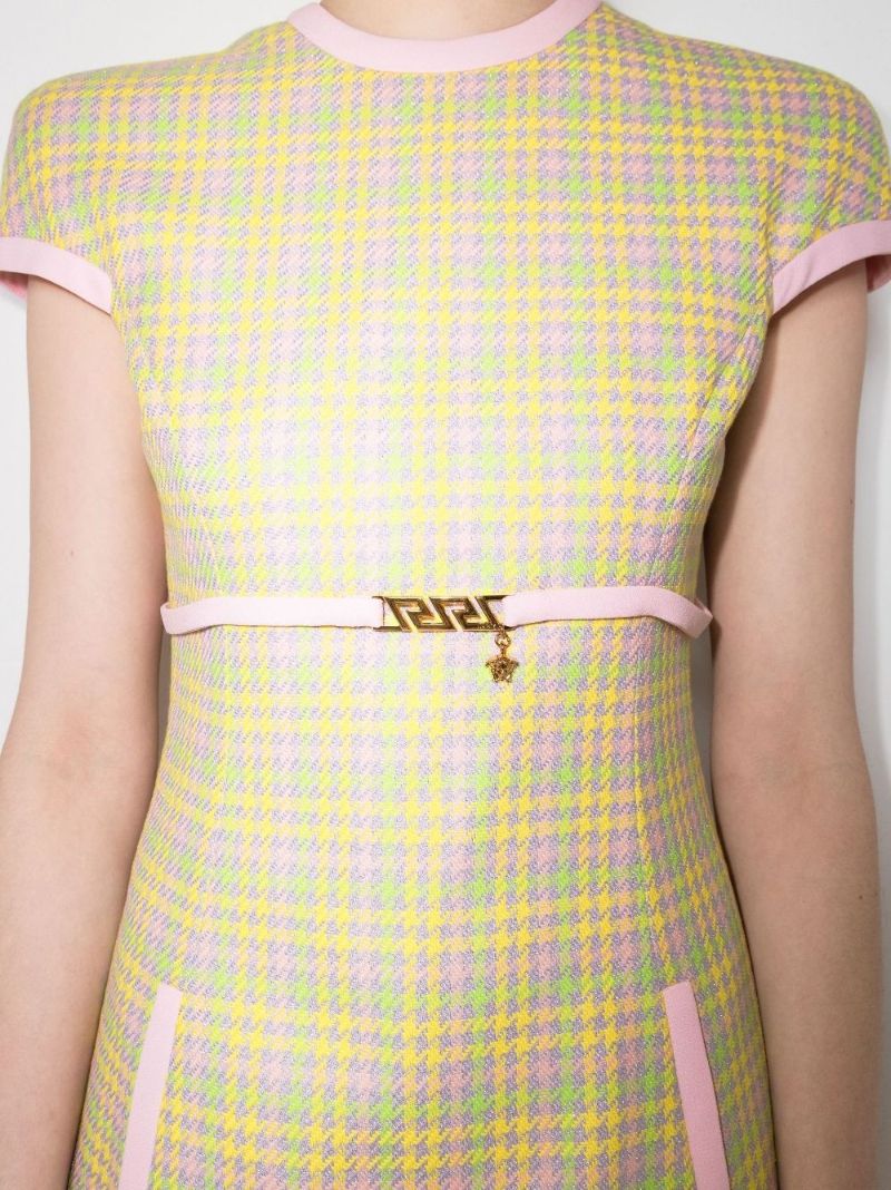 La Greca Tweed Mini Dress
