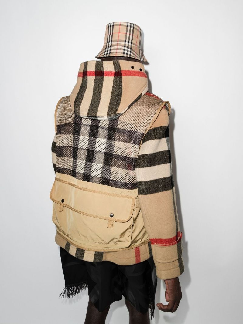 Neutral House Check Hooded Jacket