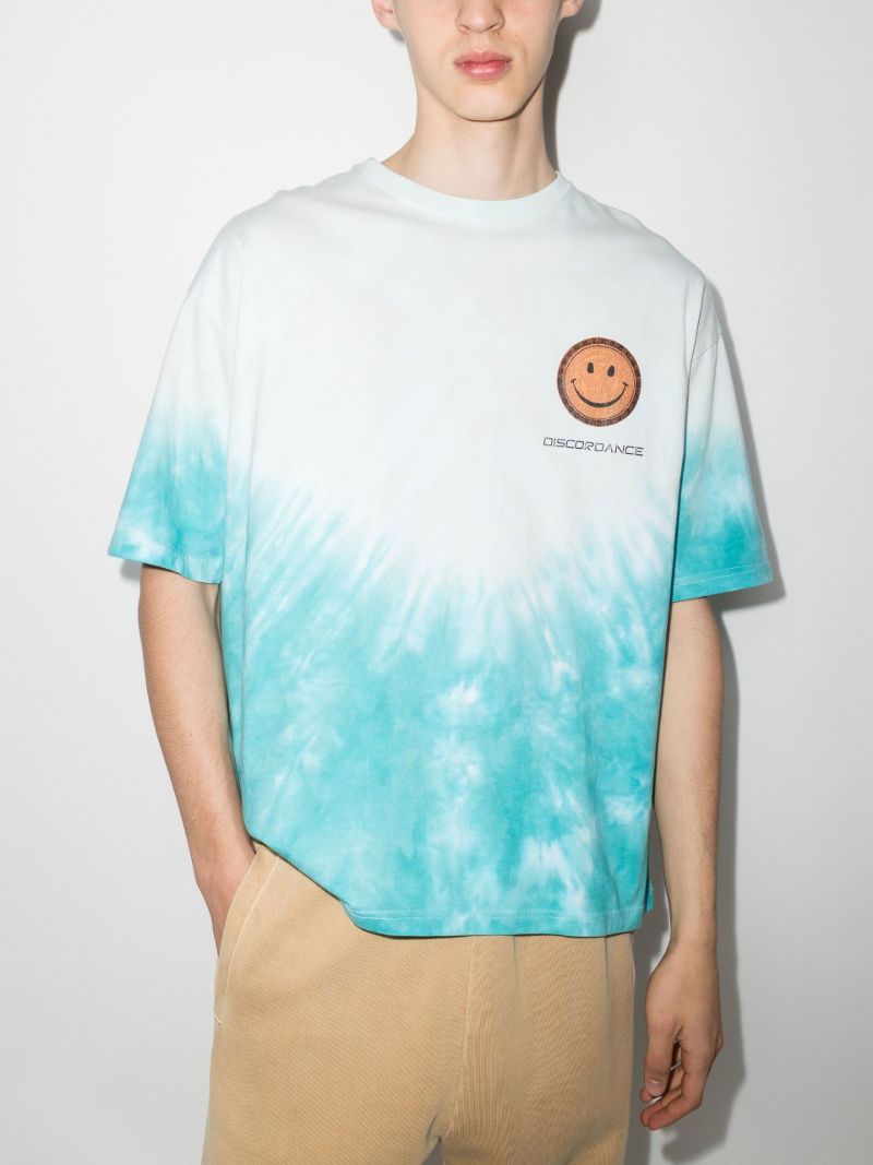 Logo Tie-dye Cotton T-shirt
