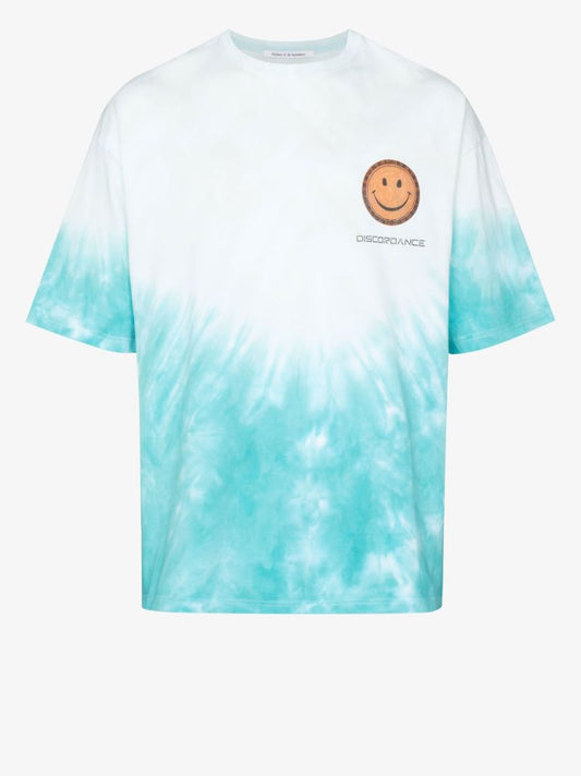 Logo Tie-dye Cotton T-shirt