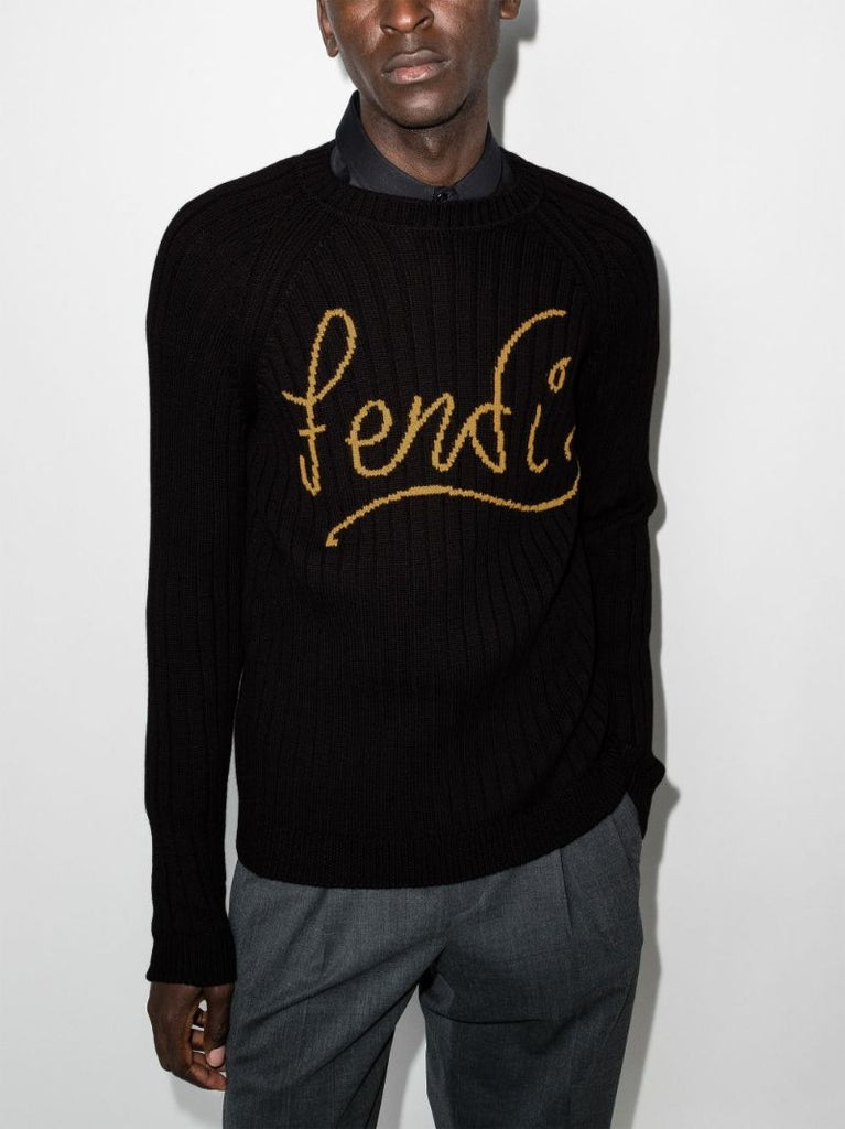 X Noel Fielding Intarsia Logo Sweater