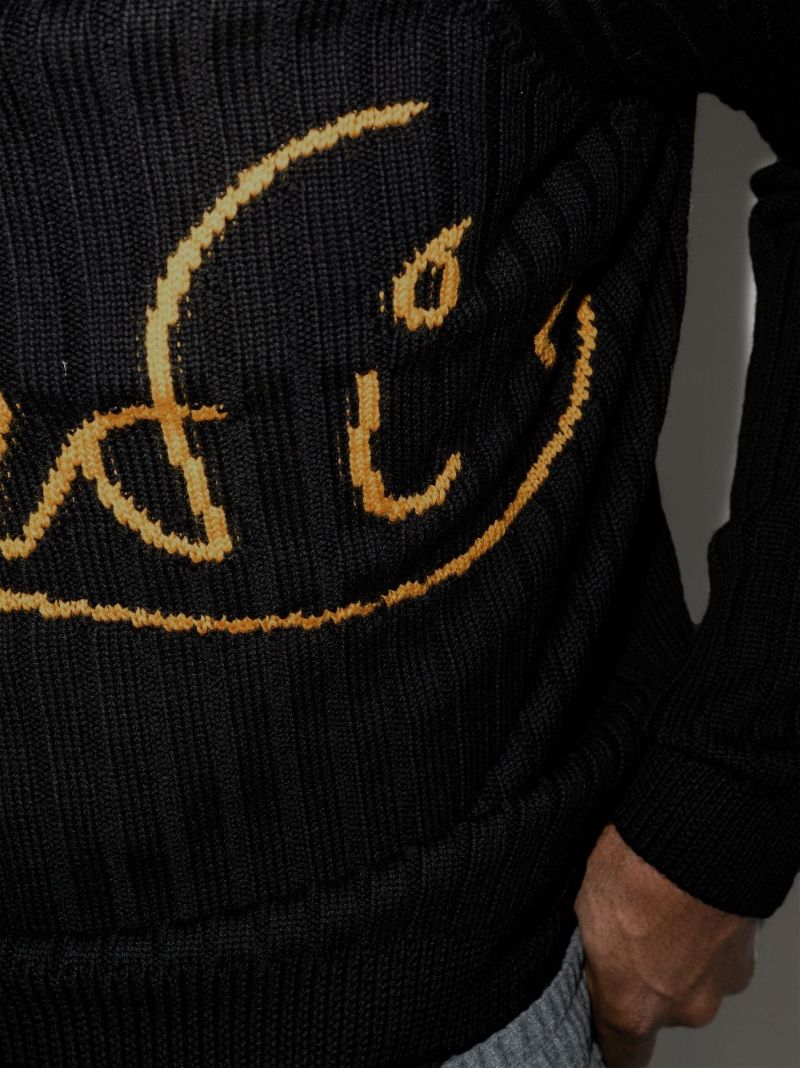 X Noel Fielding Intarsia Logo Sweater