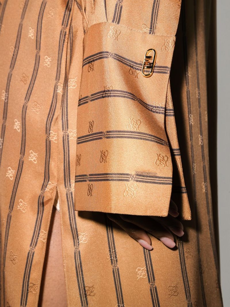 Karligraphy Silk Mini Dress