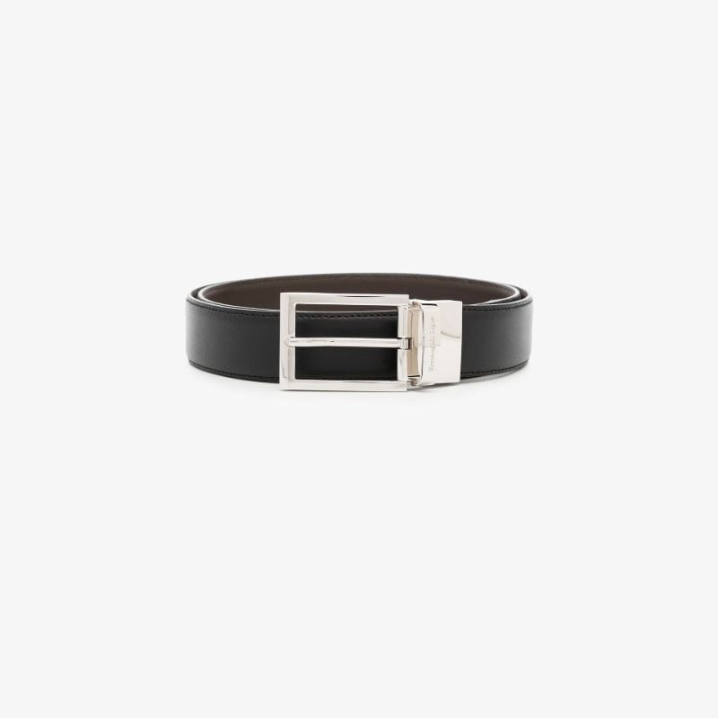 Black Reversible Leather Belt