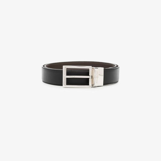 Black Reversible Leather Belt