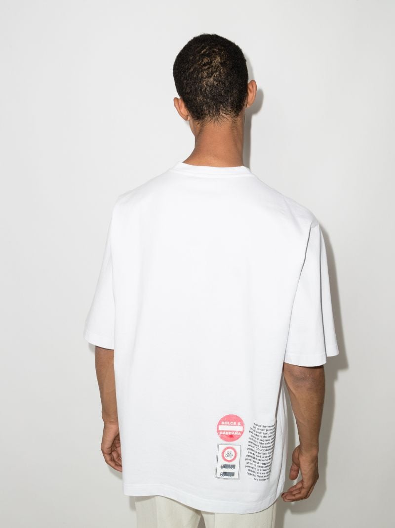 Road Sign Print T-shirt