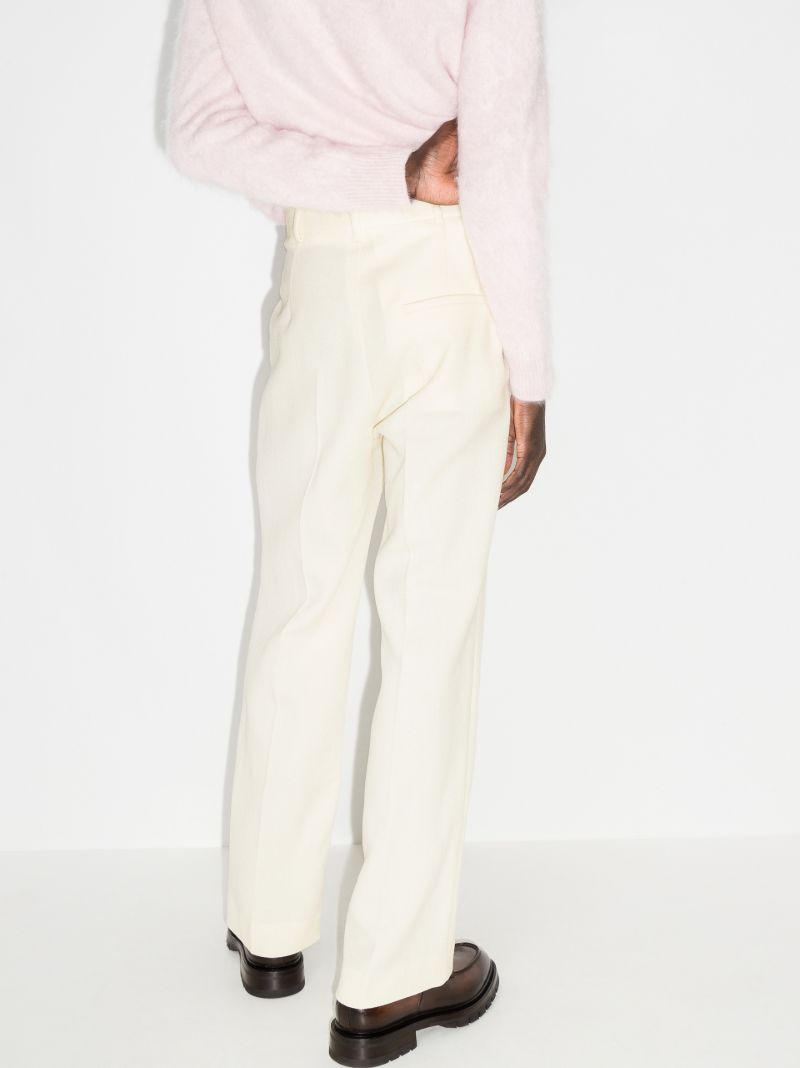 Pleated High-rise Trousers