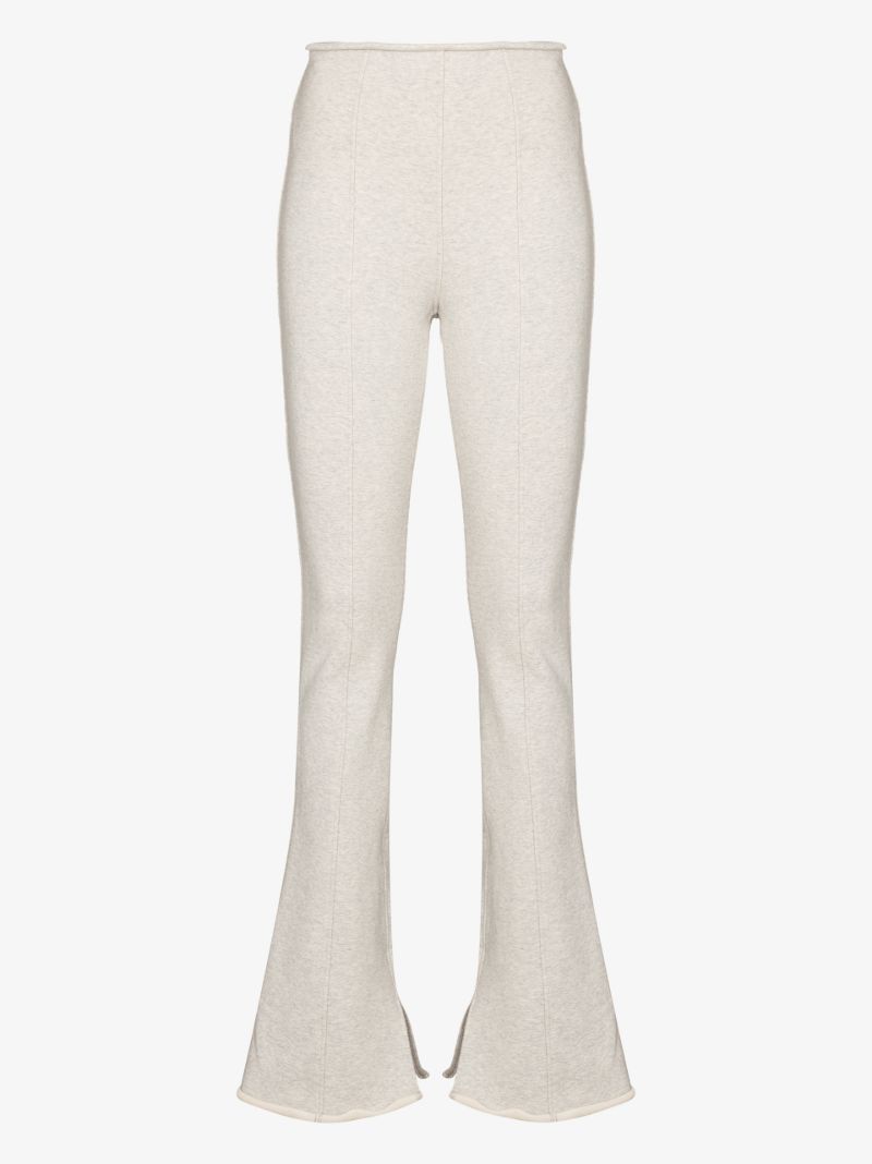 Flared Split Hem Leggings
