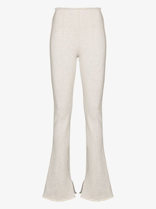 Flared Split Hem Leggings