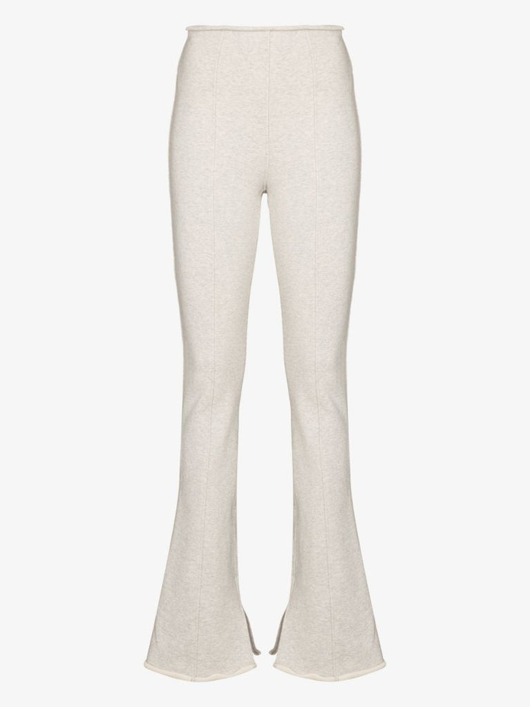 Flared Split Hem Leggings