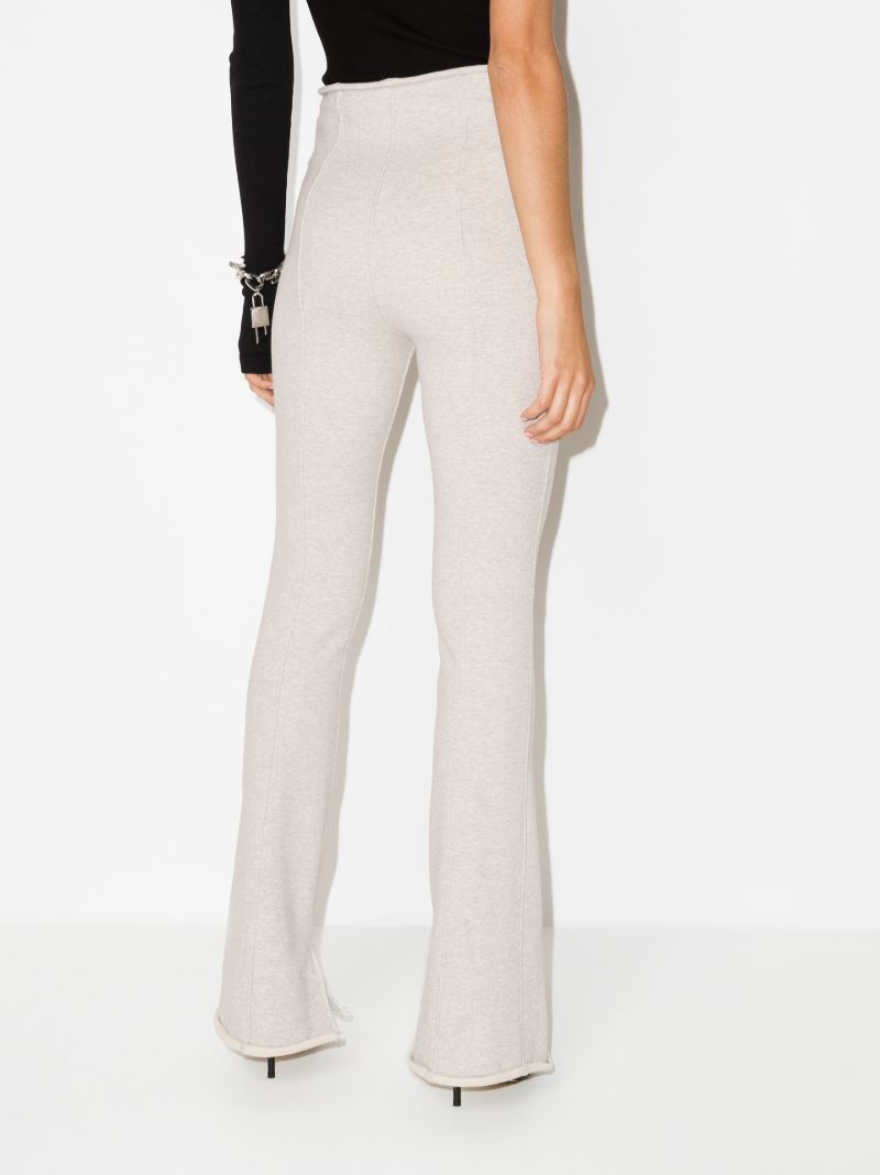 Flared Split Hem Leggings