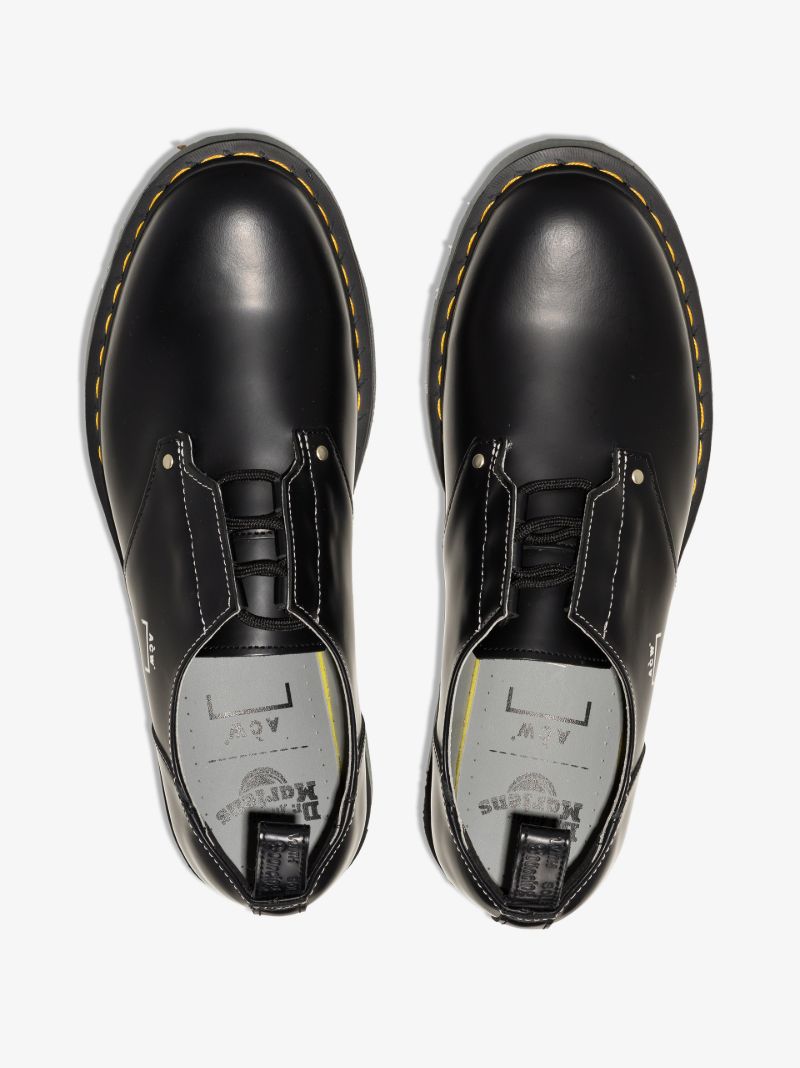X Dr. Martens Black 1461 Leather Shoes