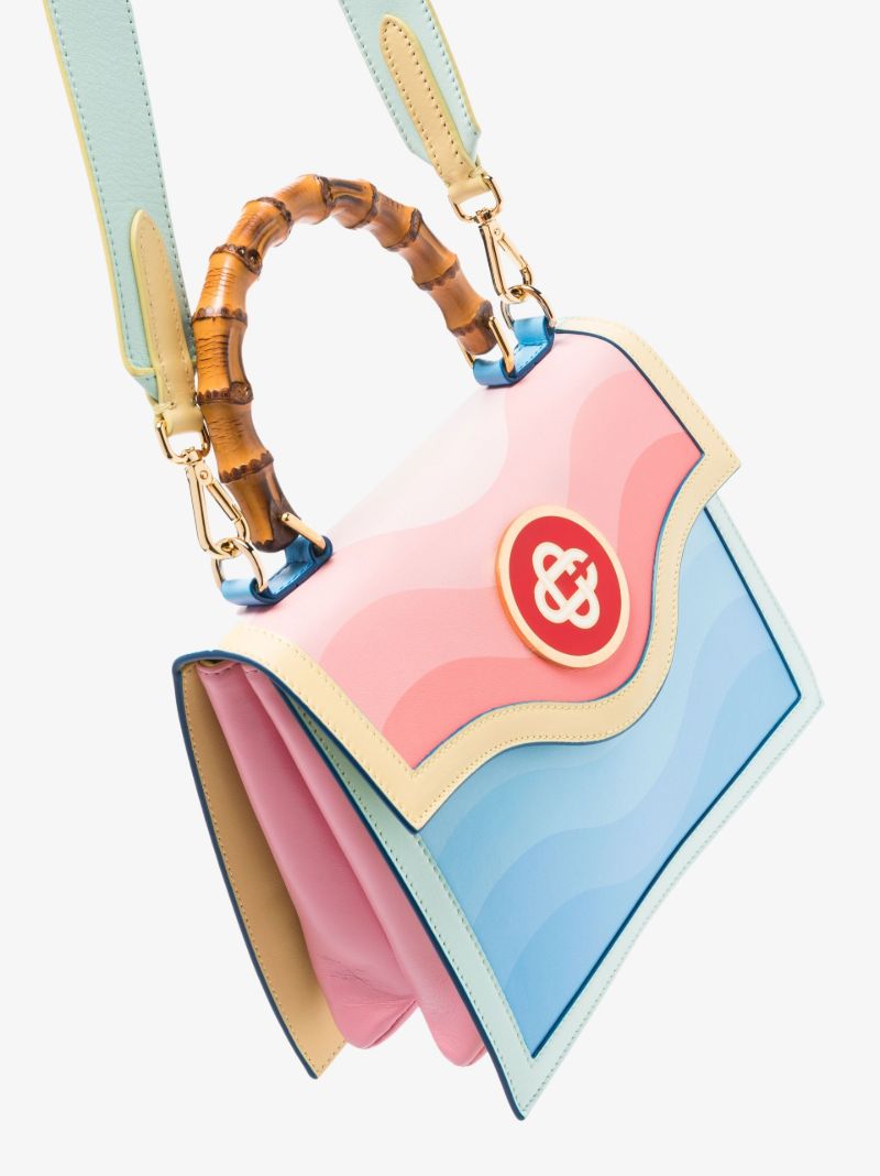 Multicoloured Jeanne Leather Tote Bag