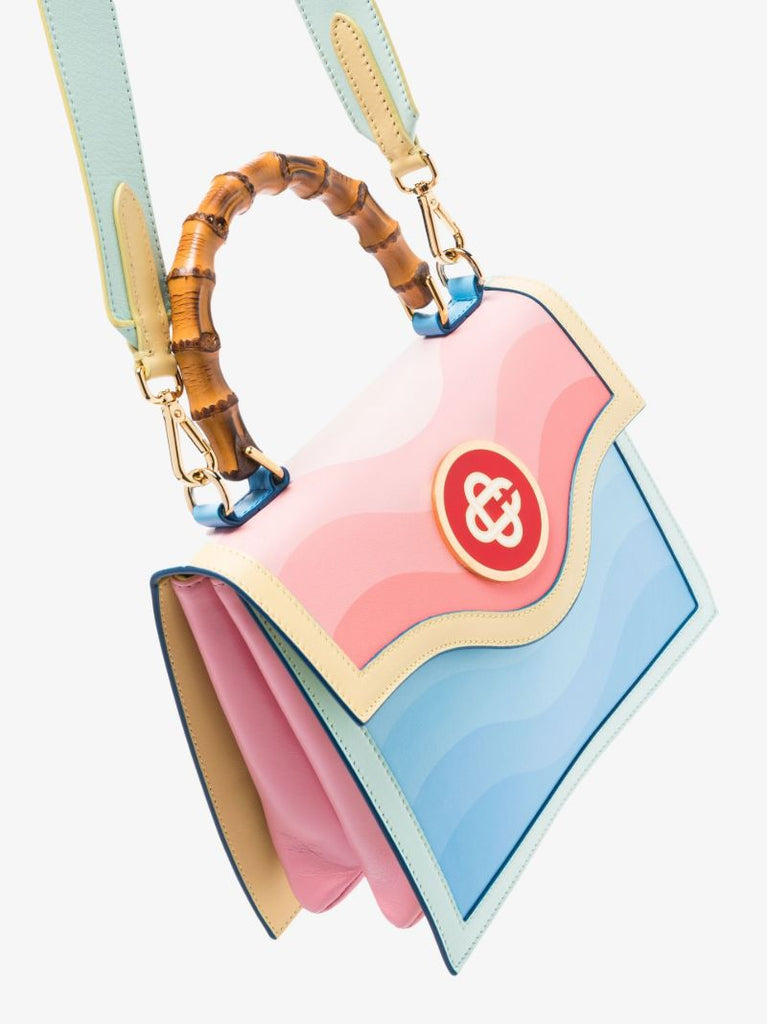 Multicoloured Jeanne Leather Tote Bag
