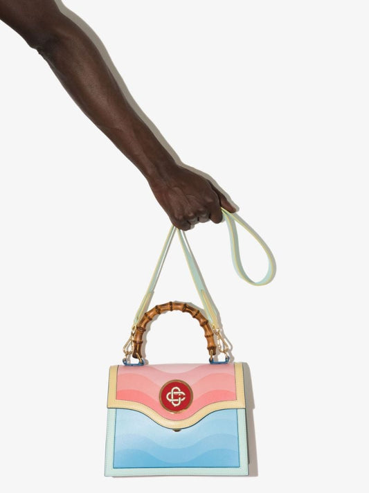 Multicoloured Jeanne Leather Tote Bag