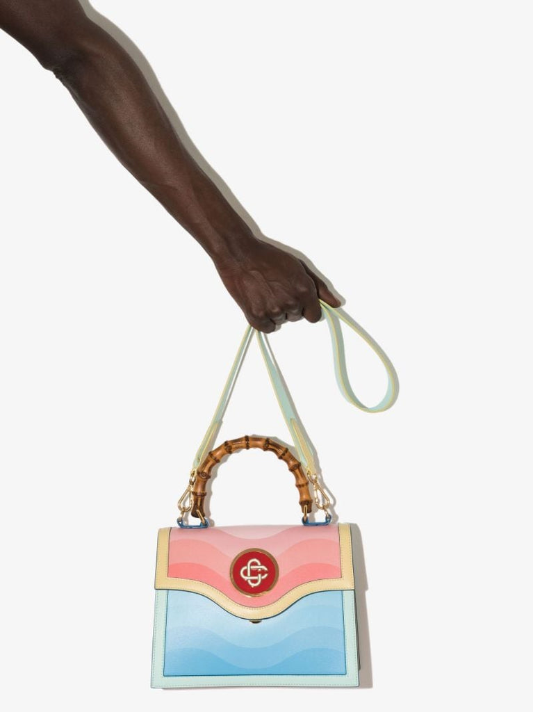 Multicoloured Jeanne Leather Tote Bag