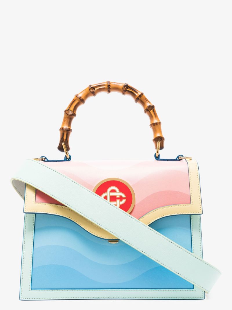 Multicoloured Jeanne Leather Tote Bag