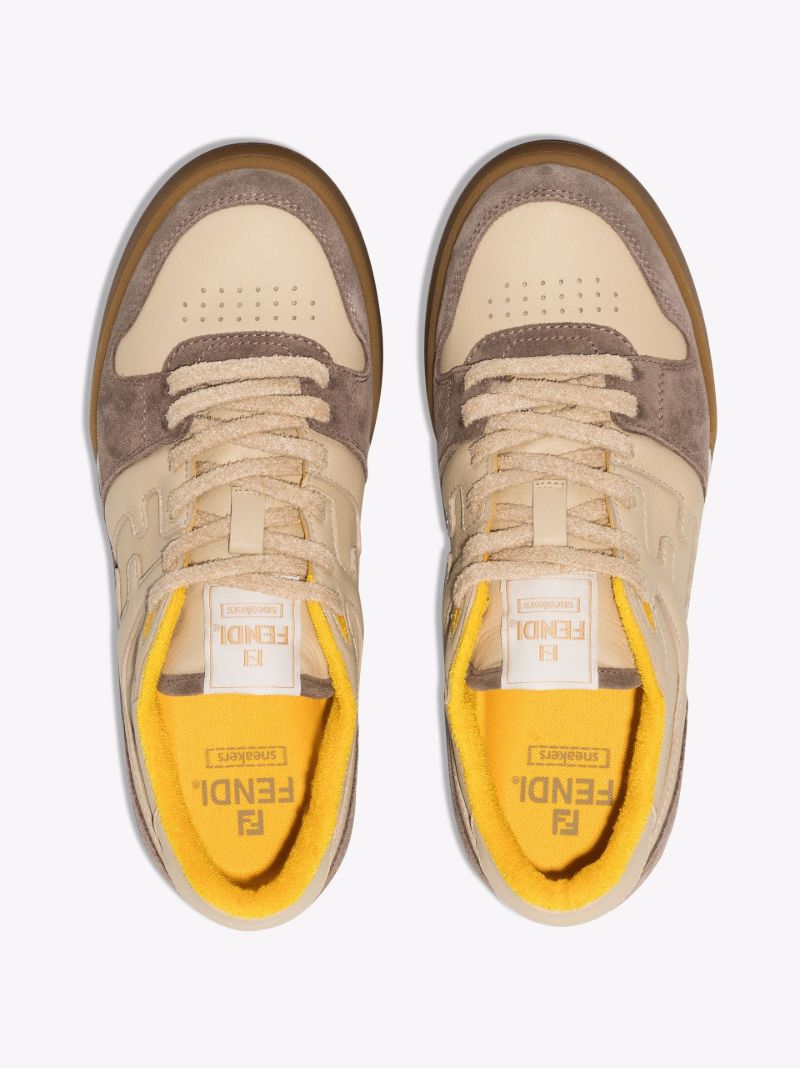 Neutral Match Suede Low-top Sneakers