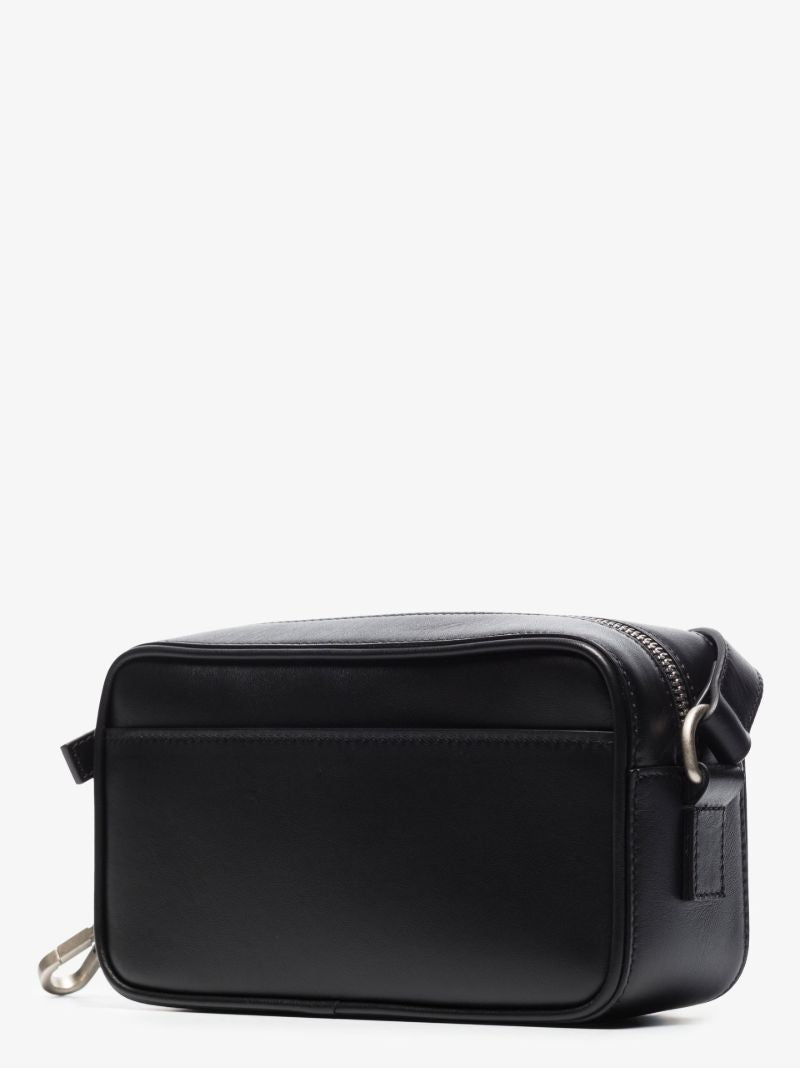 Black Le Baneto Leather Cross Body Bag