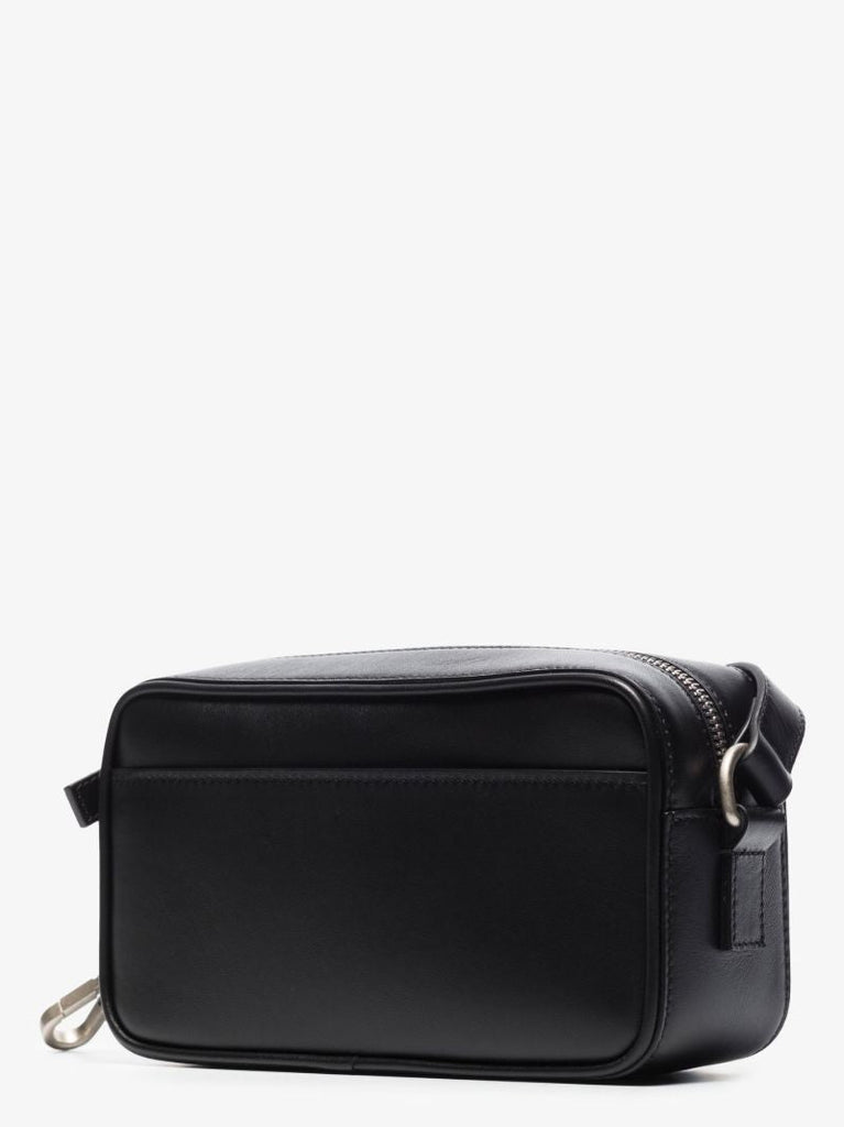 Black Le Baneto Leather Cross Body Bag