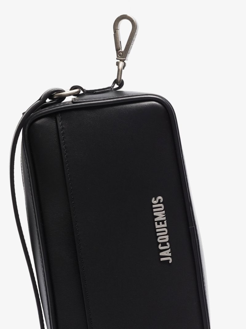 Black Le Baneto Leather Cross Body Bag