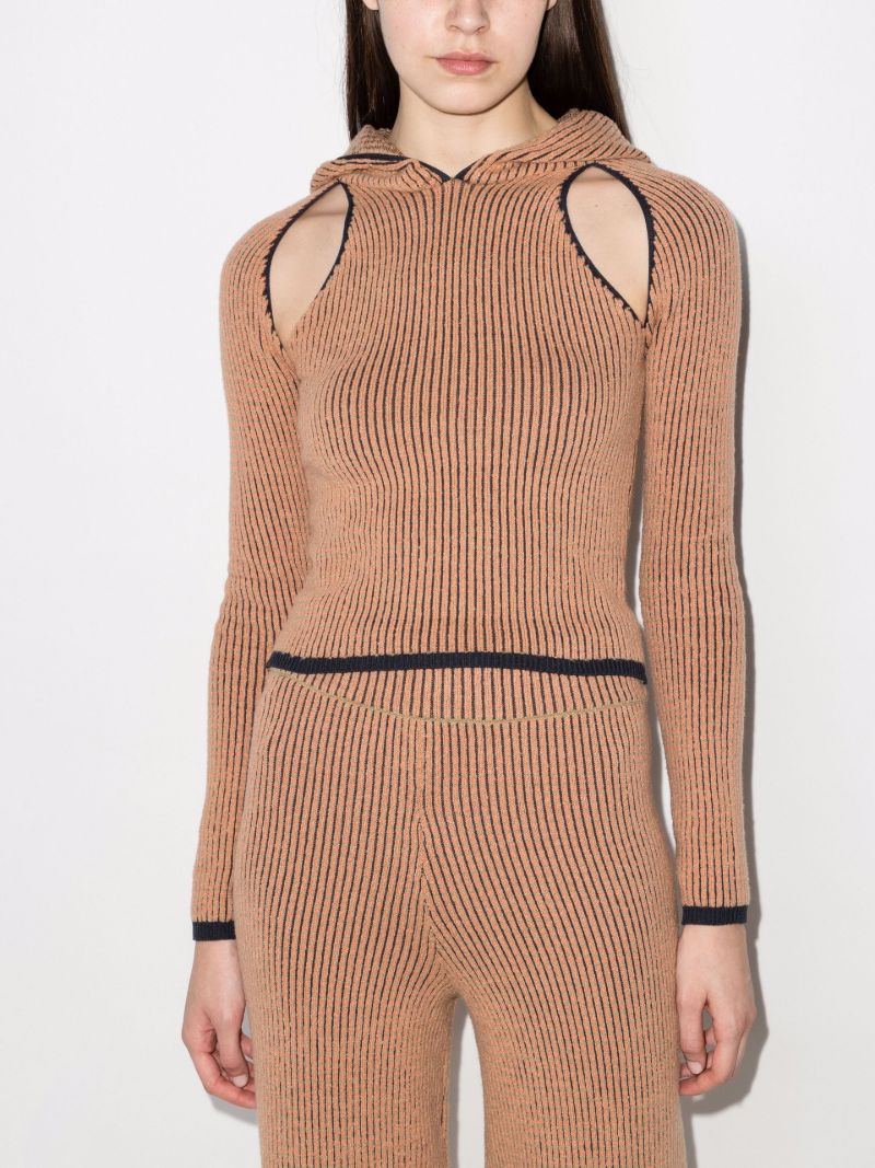Pixel Cutout Hoodie