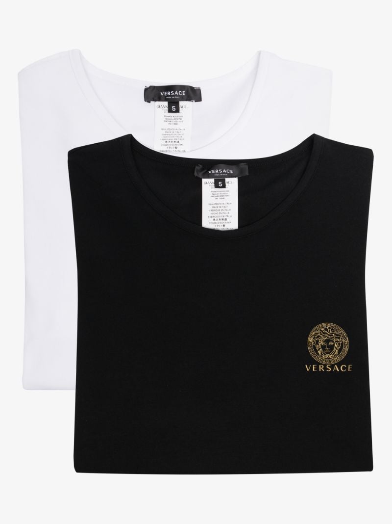 Logo Print Cotton T-shirt Set