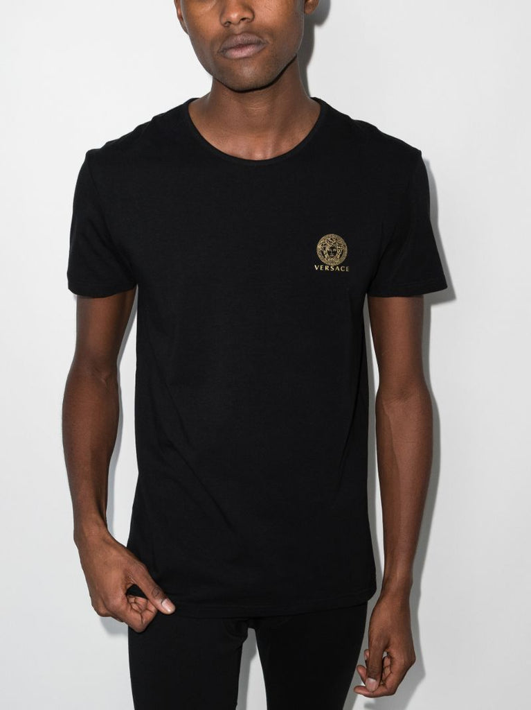 Logo Print Cotton T-shirt Set