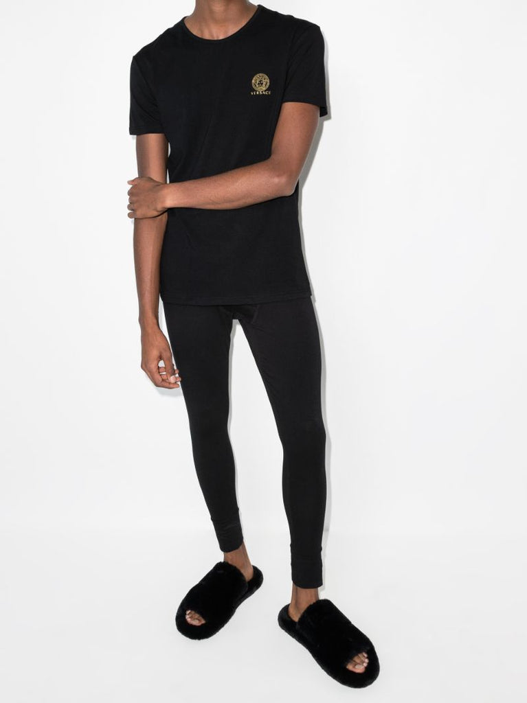Logo Print Cotton T-shirt Set