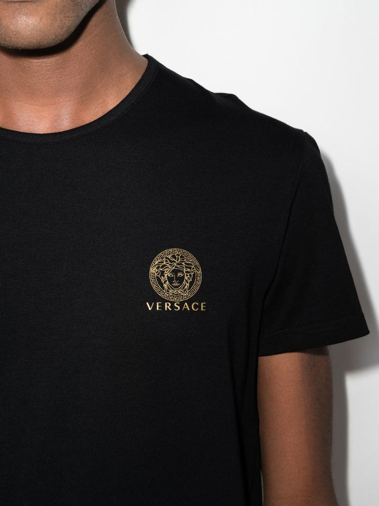 Logo Print Cotton T-shirt Set