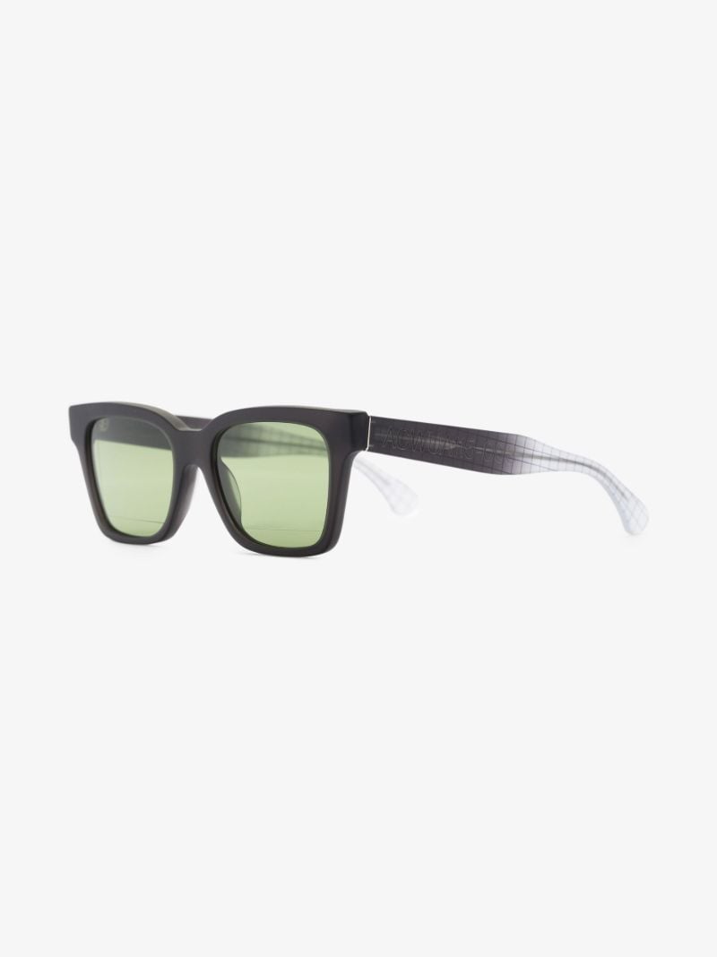 X Rsf Black America Square Sunglasses