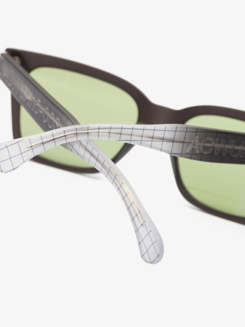 X Rsf Black America Square Sunglasses