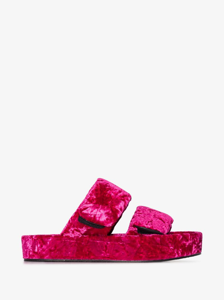 Pink Flatbed Sandals