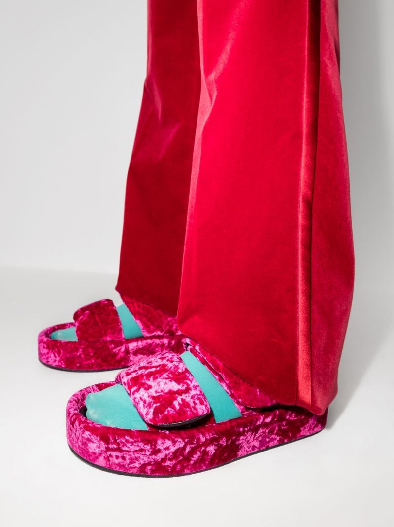 Pink Flatbed Sandals