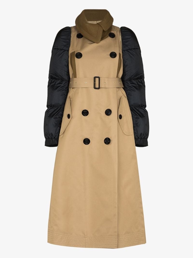 Panelled Trench Coat