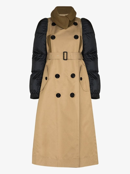 Panelled Trench Coat
