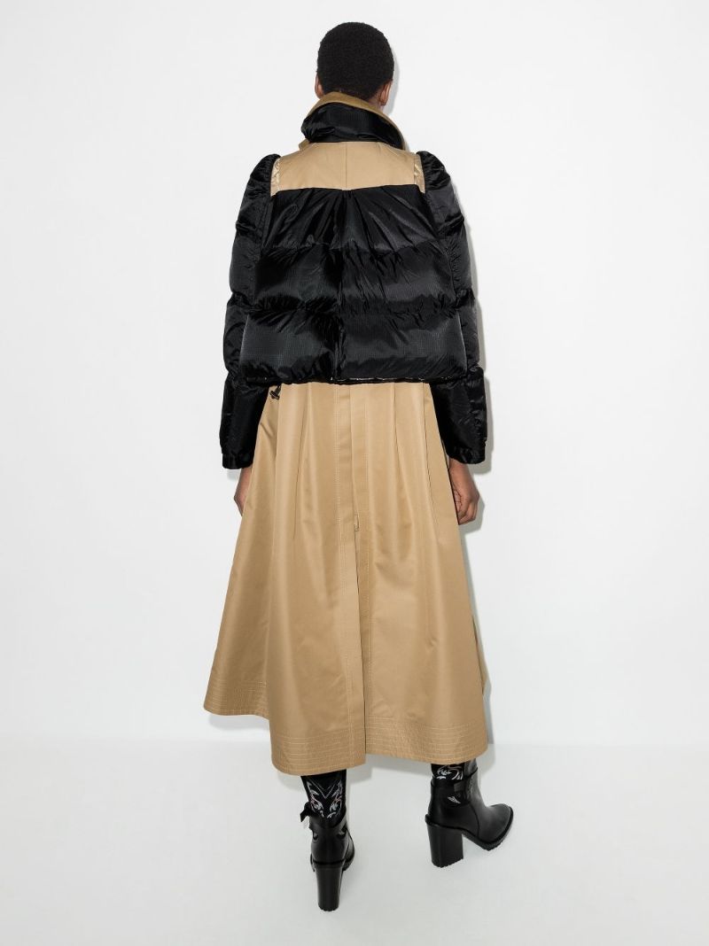 Panelled Trench Coat