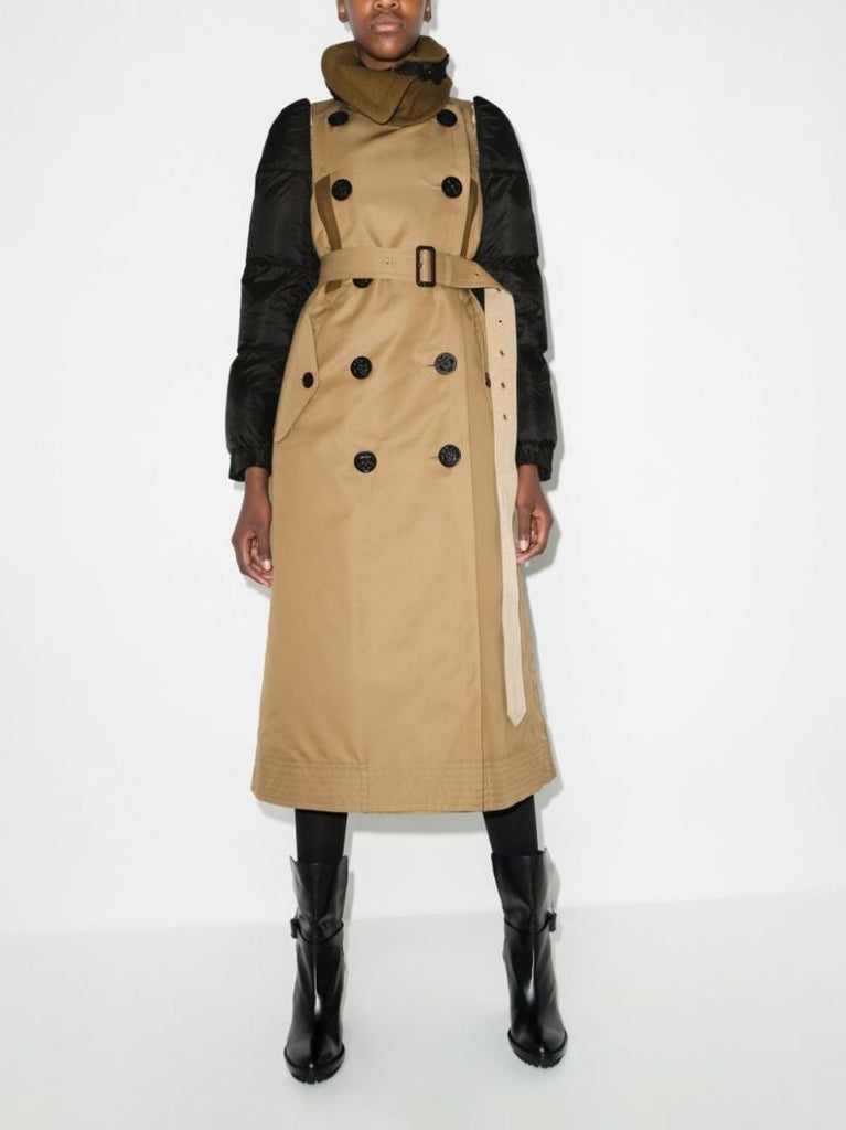 Panelled Trench Coat