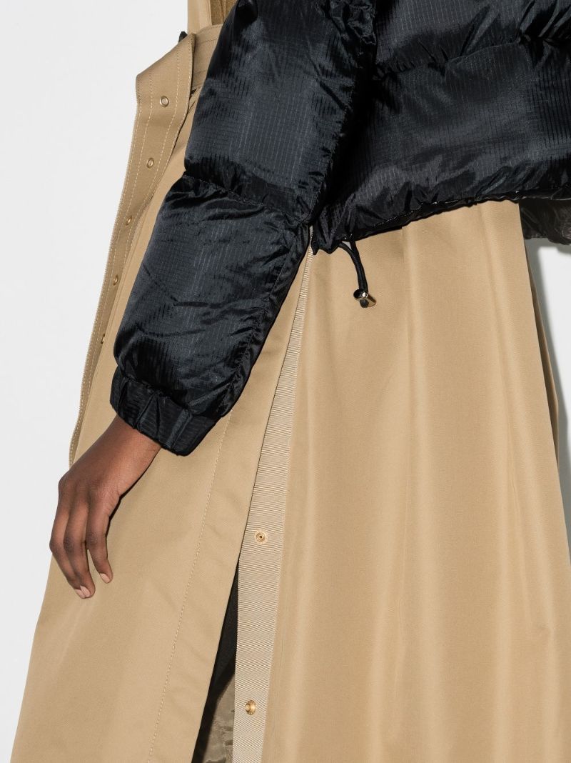 Panelled Trench Coat